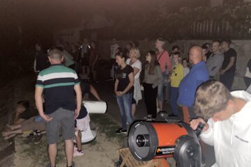 Bánk - Távcsöves bemutató a Bánki-tó partjáról