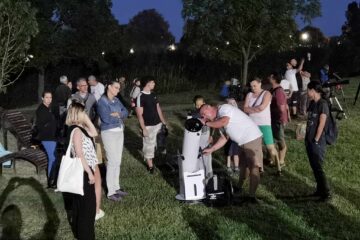 Nyíregyháza - Távcsöves bemutató a Bujtosi-tó közepéről